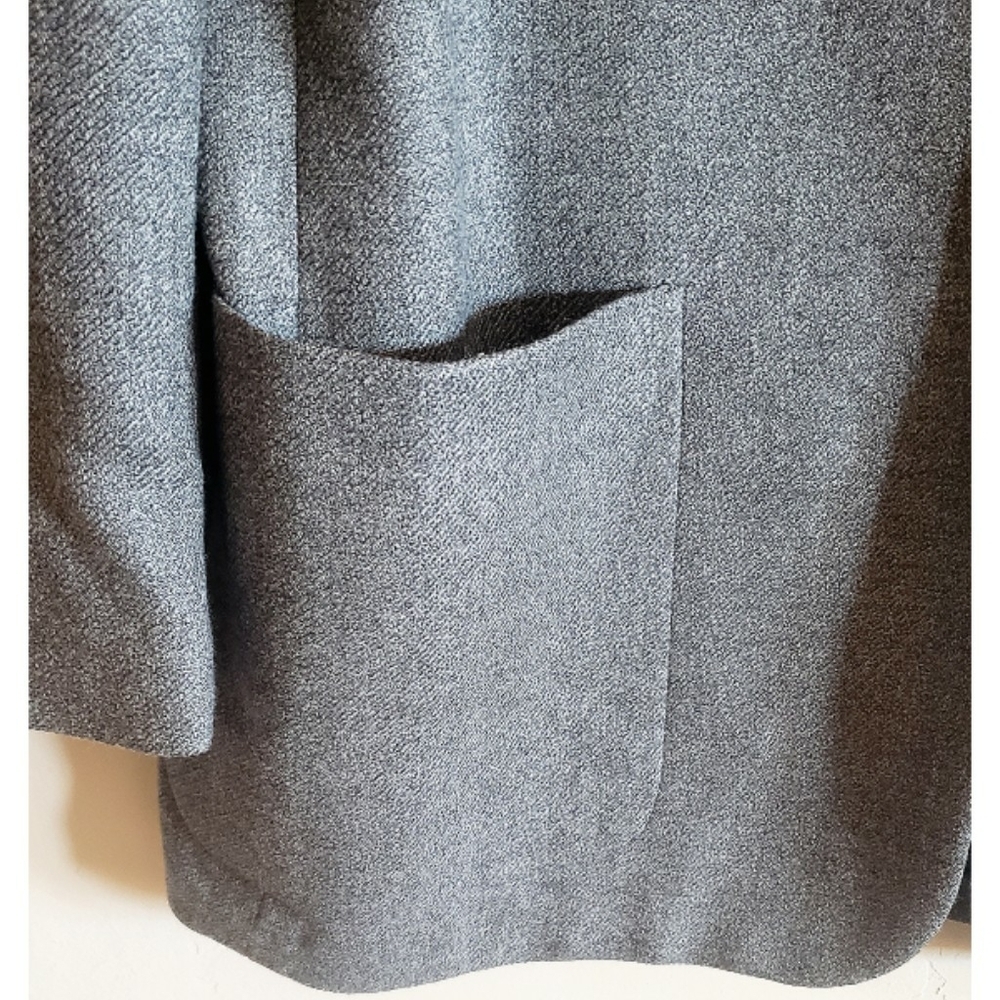 Zanetti Sport Coat Womens Cashmere Wool Career Gray Vintage Made in Italy - Picture 4 of 16